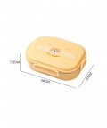 Cute Puppy Big Size Lunch Box, Lunch Bag,Spoon & Chopsticks
