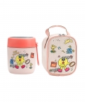 Rockstar Theme, Tiffin Box With Vertical Tiffin Bag & Spoon