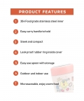 Rockstar Theme, Tiffin Box With Vertical Tiffin Bag & Spoon