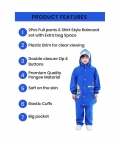 2 Pcs Blue Astronaut Full Shirt & Full Pants Style Raincoat