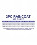 2 Pcs Blue Astronaut Full Shirt & Full Pants Style Raincoat