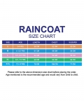 Blue Polka Dots Owl Knee Length Raincoat For Kids