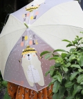 Kelly Jo Teddy Print Polka Dots Umbrella