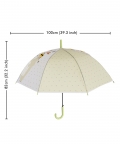 Kelly Jo Teddy Print Polka Dots Umbrella