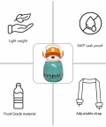 Green Baseball Bear Kids Water Bottle,460Ml