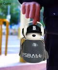 Grey Baseball Bear Kids Water Bottle,460Ml