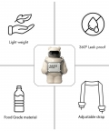 White Happy Ted Stainless Steel Water Bottle For Kids,450Ml