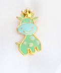 Diamond Giraffe Broach