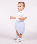 Baby Boys Stripe 2pc Set With A Matching Hat 