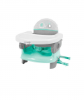 Deluxe Folding Booster Seats Teal & Grey