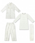 Machine and dori embroidered sherwani