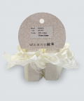 Girls Cotton Ivory Lace Socks