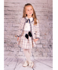 Girls Ivory Tweed Set