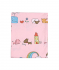 Baby Pink 5pc Quilted Bedding Set