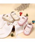 Happy Feet Pink & Peach Slip On Booties - 2 Pack