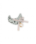 Nadoraa Forest Princess Grey Clip Set - Pack Of 4