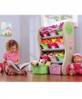 Step2 Fun Time Room Organizer And Toy Storage, Pink