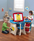 Step2 Studio Art Desk with Desk Chair and bins for storing supplies