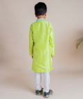 Green Mirror Kurta Churidaar