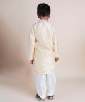 Beige Mirror Kurta Churidaar