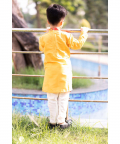 Leopard Drape Kurta