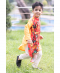 Leopard Drape Kurta