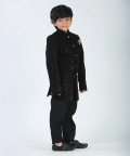 Black Sequins Bandhgala