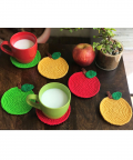 Apple Coasters - Set Of 6