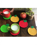 Apple Coasters - Set Of 6