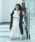 Black And White Sequins Lehnga Set