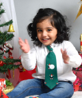 Green Santa Tie