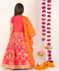 Red Embellished Lehnga Set
