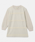 Ecru Layered F/S Sweat Dress