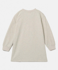 Ecru Layered F/S Sweat Dress