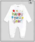 Happy New Year Balloon Romper
