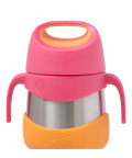B.box Insulated Food Jar 335ml-Strawberry Shake Pink Orange