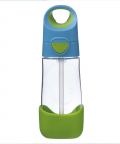 B.box Tritan Straw Drink Bottle 450 ml-Ocean Breeze Blue Green