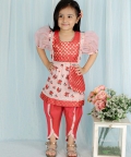 Rose Dhoti Set