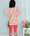 Rose Dhoti Set