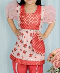 Rose Dhoti Set