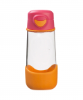 Tritan Sport Spout Drink Bottle 450ml- Strawberry Shake Pink Orange