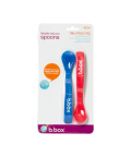 Baby Soft Bite Flexible Spoon Set Pack Of 2 Red Blue