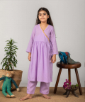 Dobby Embroidered Angrakha Set