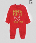 Popping Bottles Red Romper