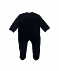 Black Romper With Bow