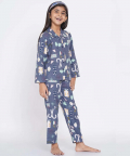 Berrytree Warm Night Suit Girls-Christmas Snow