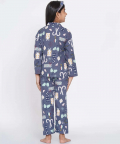 Berrytree Warm Night Suit Girls-Christmas Snow