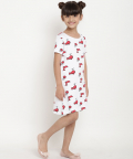 Organic Cotton A-Line Dress Fish