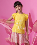 Blooming Nectar Floral Pink Skirt