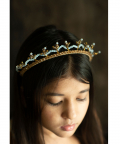 White and Gold Star Celestial Crown